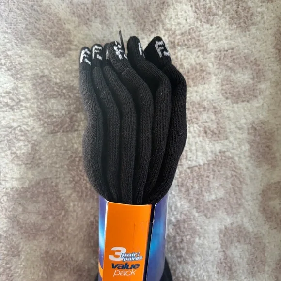 FootJoy Men's Black Athletic Socks - Picture 2 of 2